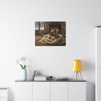 French Bulldog Acrylic canvas print by Tritan, desk wall