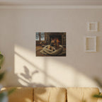 French Bulldog Acrylic canvas print by Tritan, sofa wall
