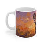 French Bulldog Acrylic ceramic mug by Tritan, left handle