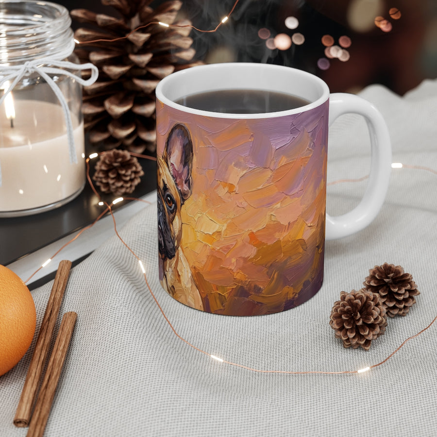 French Bulldog Acrylic ceramic mug by Tritan, context