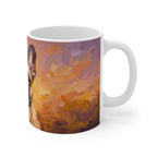 French Bulldog Acrylic ceramic mug by Tritan, right handle