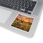 French Bulldog Acrylic vinyl sticker by Tritan, on a laptop