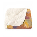 French Bulldog Acrylic sherpa blanket by Tritan, folded