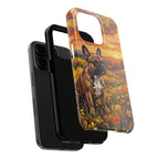 French Bulldog Acrylic tough phone case by Tritan, two-piece layers