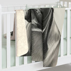 French Bulldog Charcoal Throw Blanket | Premium Dog Prints | Tritan