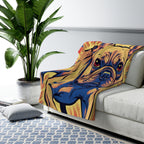French Bulldog Comic Pop Art Throw Blanket | Premium Dog Prints | Tritan