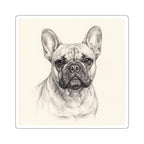 French Bulldog Graphite vinyl sticker by Tritan, front