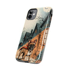 Bulldog Halloween tough phone case by Tritan, side