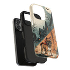 Bulldog Halloween tough phone case by Tritan, two-piece layers