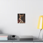 French Bulldog Kings & Queens Royal Portrait Canvas Wall Art, Regal Dog Painting, French Bulldog Lover Gift, Stretched Canvas
