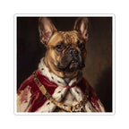 French Bulldog Kings & Queens vinyl sticker by Tritan, front