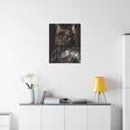 French Bulldog Medieval Knight canvas print by Tritan, desk wall