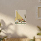French Bulldog Nursery Storybook canvas print by Tritan, sofa wall