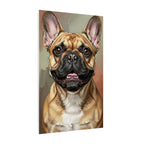 French Bulldog Oil Portrait canvas print by Tritan, side