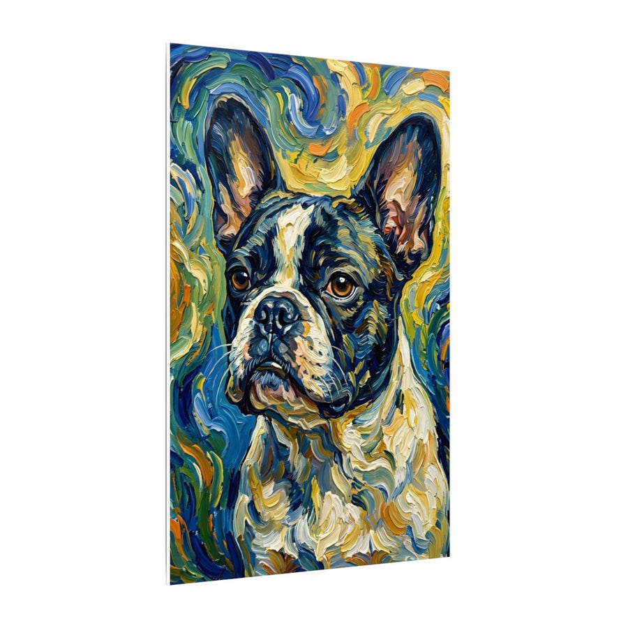French Bulldog Post-Impressionist canvas print by Tritan, side