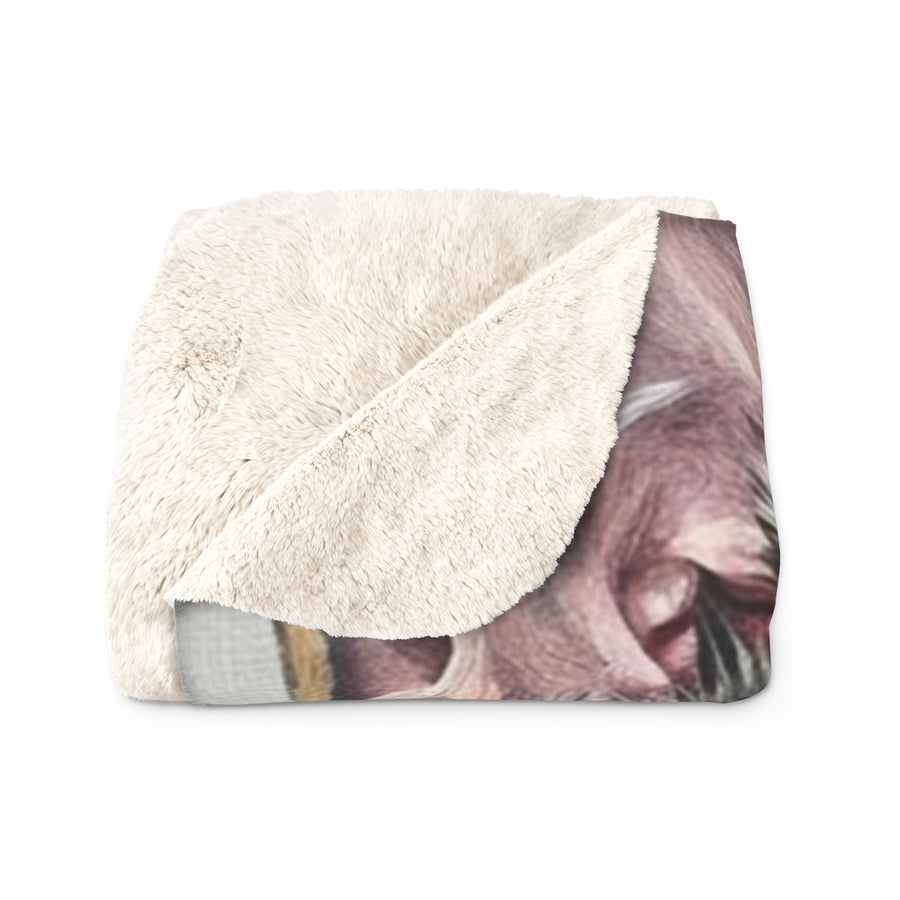 French Bulldog Oil Portrait Regal Throw Blanket | Premium Dog Prints | Tritan