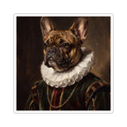 French Bulldog Renaissance Royal vinyl sticker by Tritan, front