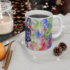 French Bulldog Watercolor ceramic mug by Tritan, context