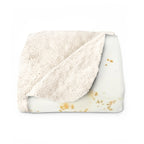French Bulldog Watercolor sherpa blanket by Tritan, folded