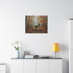 German Shepherd Acrylic canvas print by Tritan, desk wall