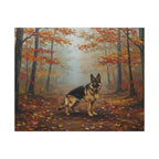German Shepherd Acrylic canvas print by Tritan, front