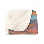 German Shepherd Acrylic sherpa blanket by Tritan, folded