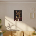 German Shepherd Kings & Queens canvas print by Tritan, sofa wall