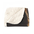 German Shepherd Kings & Queens sherpa blanket by Tritan, folded