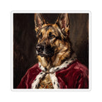 German Shepherd Kings & Queens vinyl sticker by Tritan, front