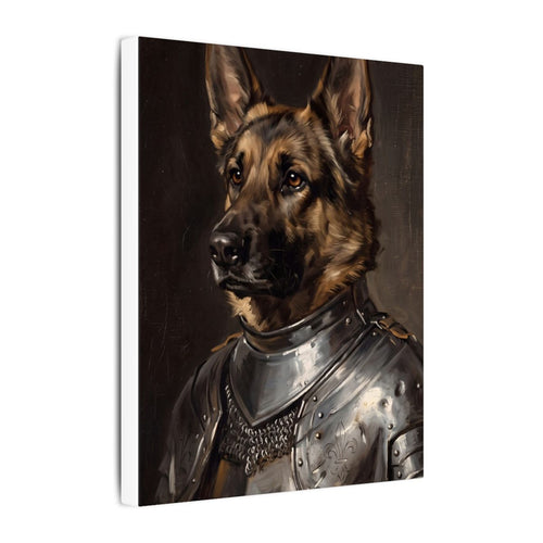 Gallery-wrapped canvas side profile showing the 0.75 inch depth