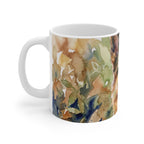 German Shepherd Watercolor ceramic mug by Tritan, left handle