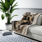 German Shepherd Watercolor Throw Blanket | Premium Dog Prints | Tritan