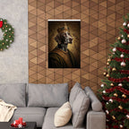 German Shorthaired Pointer Kings & Queens matte poster print by Tritan, framed on wall