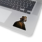 German Shorthaired Pointer Kings & Queens vinyl sticker by Tritan, on a laptop