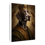 German Shorthaired Pointer Renaissance Royal Portrait Canvas Wall Art, Regal Dog Painting, German Shorthaired Pointer Lover Gift, Stretched Canvas