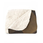 German Shorthaired Pointer Renaissance Royal sherpa blanket by Tritan, folded