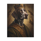 German Shorthaired Pointer Renaissance Royal canvas print by Tritan, front