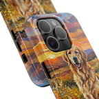 Golden Retriever Acrylic tough phone case by Tritan, close-up