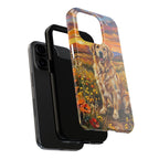 Golden Retriever Acrylic tough phone case by Tritan, two-piece layers