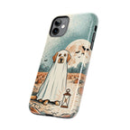 Golden Retriever Halloween tough phone case by Tritan, side