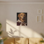 Golden Retriever Kings & Queens canvas print by Tritan, sofa wall