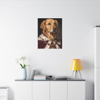 Golden Retriever Kings & Queens canvas print by Tritan, desk wall