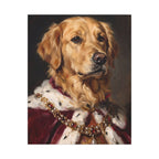 Golden Retriever Kings & Queens canvas print by Tritan, front
