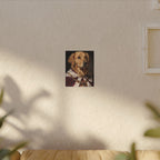 Golden Retriever Kings & Queens Royal Portrait Canvas Wall Art, Regal Dog Painting, Golden Retriever Lover Gift, Stretched Canvas