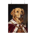 Golden Retriever Kings & Queens matte poster print by Tritan, front