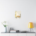 Golden Retriever Nursery Storybook canvas print by Tritan, desk wall