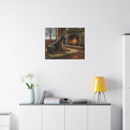 Great Dane Acrylic canvas print by Tritan, desk wall