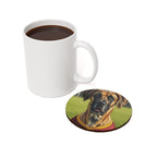 Great Dane Coaster, Oil Painting Soccer Portrait Dog Art Decor, Great Dane Gift, Dog Lover Home Decor, Pet Owner Drink Mat