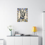 Great Dane Comic Pop Art canvas print by Tritan, desk wall
