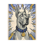 Great Dane Comic Pop Art canvas print by Tritan, front